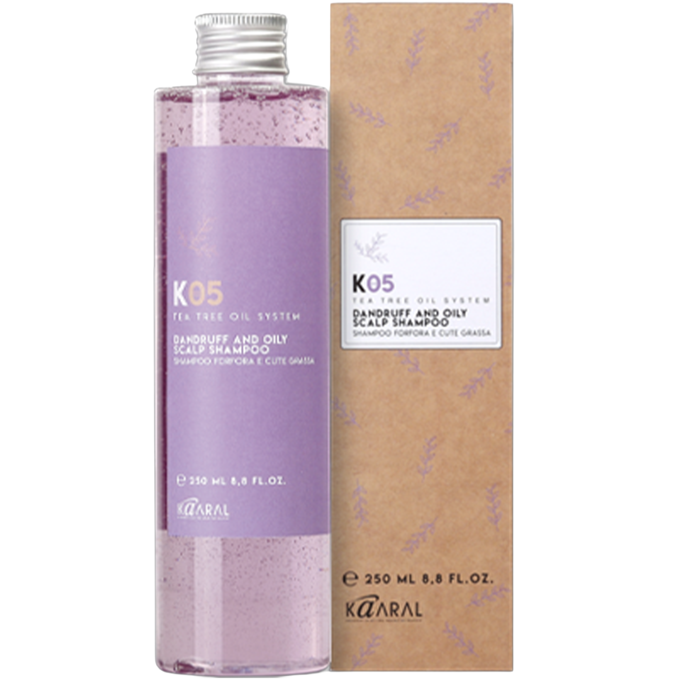 Шампунь проти жирної лупи 250 мл, Kaaral K05 Dandruff and Oily Shampoo